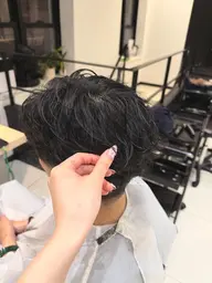 ✴︎メンズカット + パーマ✴︎(ブリーチ・ヘナ・矯正履歴 ×)