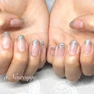 カラーグラデーションorフレンチネイル(ベースカラーはクリア・1色のみ)