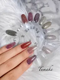 ✧ フラッシュネイル（オフ込み）フィルイン施術