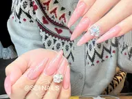 チップ長さ出しワンカラーorグラデーション　【パーツ1個無料】