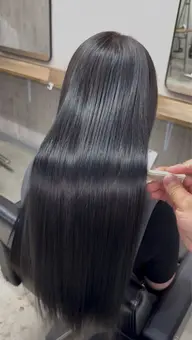 艶カラー+超音波2STEPトリートメント