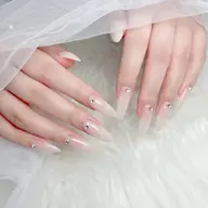 (オフあり)HANDチップ長さ出し+ワンカラー