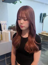 【🎀ケアブリーチ🎀】⌇カット➕️ケアブリーチ➕️カラー➕️美容液トリートメント⌇