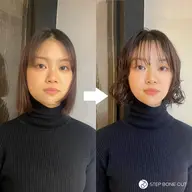 新規/前髪カット & ヘアカラー