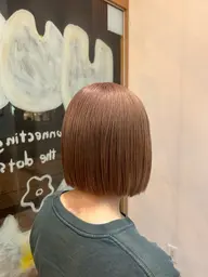 ボブ(ワンレングス)