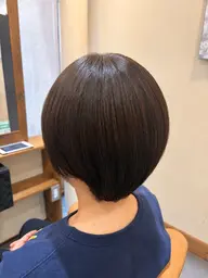 OGカラー（白髪染め）＋毛先のみカット