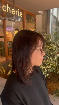 カット✂️+透明感カラー🥣+Aujua3stepトリートメント✨️