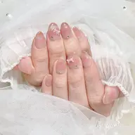 《初回オフ＆ケア無料🎁》パラジェル使用 ✨韓国で大人気💫チークマグネットネイル🧚🫧