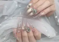 🎀チップ長さだし持ち込みデザイン🌹(アート8本OR大きいパーツ)