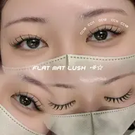 【ナチュラルマツエク ⋆˙⟡】 フラットマットラッシュ120本