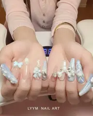 【スーパーロング長さ出し☆やり放題180分　10本デザイン 15,850円 】華やか系・当店全パーツつけ放題