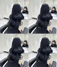 💙˖ ࣪⊹ブルーブラックカラー＋オージュアトリートメント💙˖ ࣪⊹