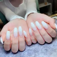 長さだし10本（チップ）➕ワンカラーorラメグラデーション