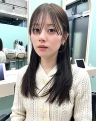 【🎀1日先着1名様限定🎀】似合わせカット+ワンカラー+髪質改善トリートメント✨🍑【レイヤー/小顔】