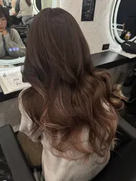艶・透明感ワンカラー&シールエクステ60枚