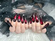 [長さ出しチップ]10本アート/マグネット、フレンチなど／