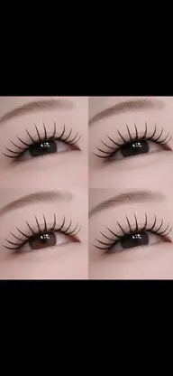 マツエクフラットラッシュ120本LED無料コティング付き