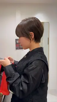 【艶髪、抜け感抜群🌈】カット+ブリーチなしダブルカラー+バイカルテトリートメント