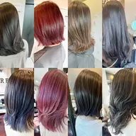 【1～3回目の方🍁平日限定】艶カラー+毛先ケアトリートメント＋ブラシブロー仕上げ✨️