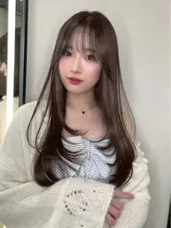 【5月31日19時限定❤️】顔周りカット➕ブリーチなしワンカラー➕うる艶トリートメント🫧ロング料金なし🍓