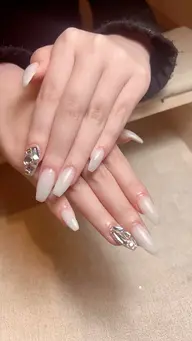 ワンカラー と埋め尽くし2本(自爪オフ込み)