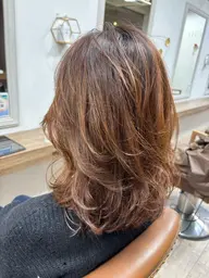 3.4月限定　コテ巻き風パーマ　カット+デジタルパーマ+うるツヤトリートメント