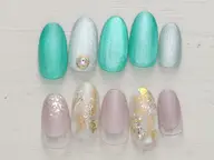 【HINAネイル初めて来店のお客様】ハンドオフなし　プチトレンドコース　★お直し不可