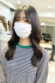 【SNS用撮影モデル】カット+コテ巻きパーマ