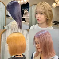 ❣️ミニモ限定👩🏼‍🦱🌈ブリーチ込み（ケアブリーチ）全体カラー＋スチームトリートメント✨