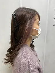 ≪カット＋イヤリングブリーチ＋カラー＋Tr≫大人気イヤリングカラー🥰ケアブリーチでダメージレス！👍