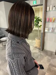 🌹透明感カラー＋ハイライト＋ダメージ補修高級トリートメント🌹グラデーション⭐️ カット込み