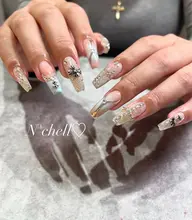 🤍長さだし10本（スカルプの場合+2200円orフルチップの場合+1500円）×アートし放題/オフあり🤍