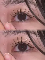 🎀大人気☆最軽量フラットラッシュ120本➕美容液コーティング束感仕上げ✨️