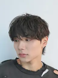 カット+シャドウパーマ 緩くキメたいメンズオススメ⋆⸜♱⸝⋆