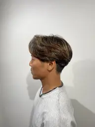 カット➕メッシュ➕毛流れパーマ✂︎