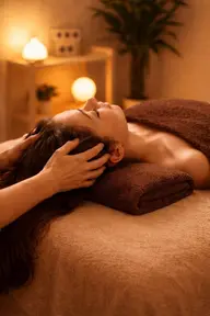 深くくつろぐドライヘッドスパ