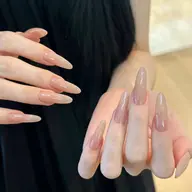 「モデル練習」10本チップ長さだし　　　　　　　　　　　+ワンカラーorラメグラデーション