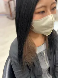 さりげないオシャレ😎インナーカラー＋補修型トリートメント