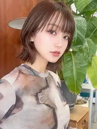 【ブリーチなしダブルカラー☕️】じっくり育てる透明感カラー