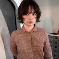 ワンカールで可愛い...♪*ﾟ今っぽレイヤーカット➕うるつやトリートメント💟.⋆⟡