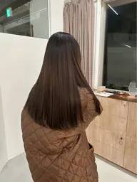 【癖毛でお悩みの方におすすめ🌀】縮毛矯正リタッチ🌿