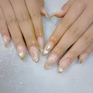 【オフあり】💅１０本長さだし＋ワンカラー、ラメグラ