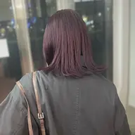 シングルカラー　ヘアカラー明るめ　髪質改善Aujuaトリートメント