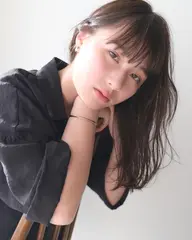 『伸ばし中の方へ』メンテナンスカット（似合わせ小顔前髪カット込み）＋うるつや血色カラー＋アフターケアトリートメント