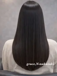 【自然な仕上がり】縮毛矯正＋カット＋トリートメント¥19,800