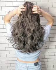 【全員】ダメージ94%軽減☆ダブルカラー【全頭ケアブリーチ+カラー】(施術時間150分)¥12000