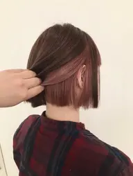 🤍ブリーチしたと思えない手触り🤍インナーカラー🤍「インナーブリーチ+全体カラー+髪質改善」¥23750→18000
