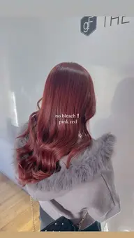 🎀《ブリーチなしで透明感&高発色に》ブリーチ無しダブルカラー＋TOKIOトリートメント🎀