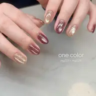 ワンカラーネイル❤︎