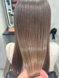 プレミアム【贅沢美髪ケアコース】🉐高発色カラー＋選べるTOKIO/Aujuaトリートメント　巻き仕上げ付き　ロング料❌